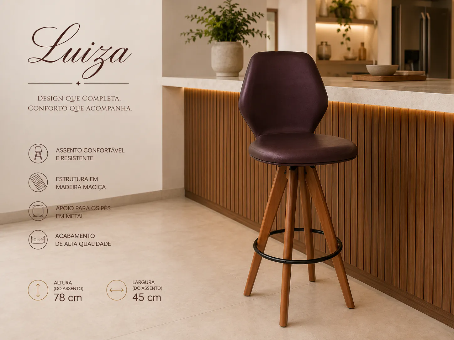 Banqueta Luiza