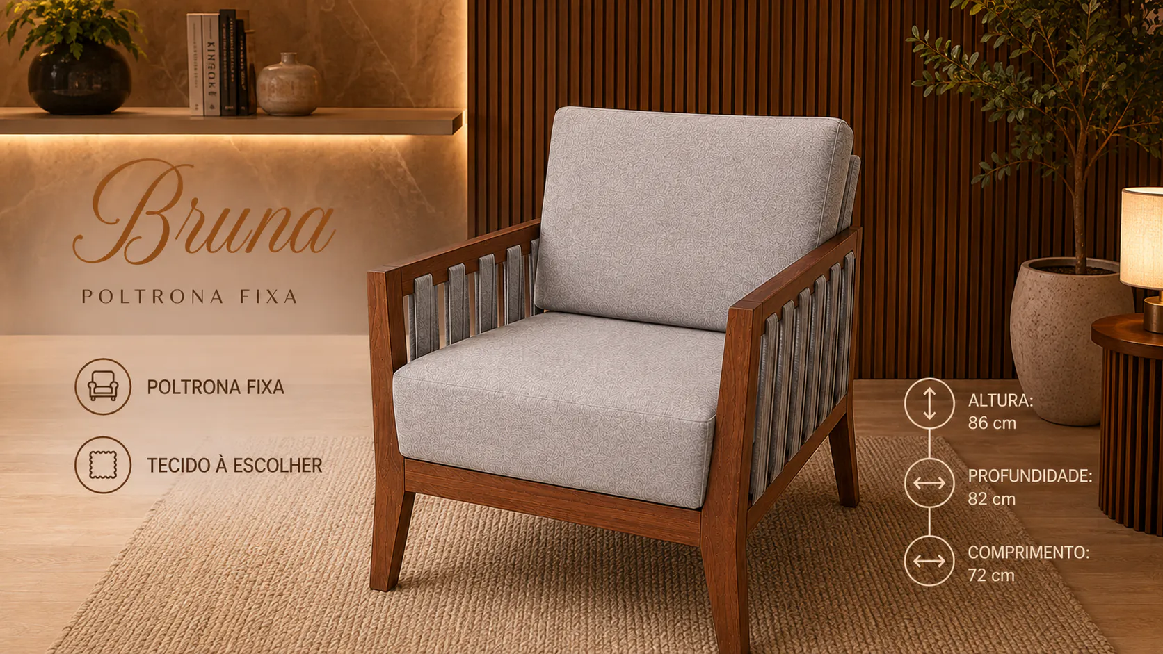 Poltrona Bruna