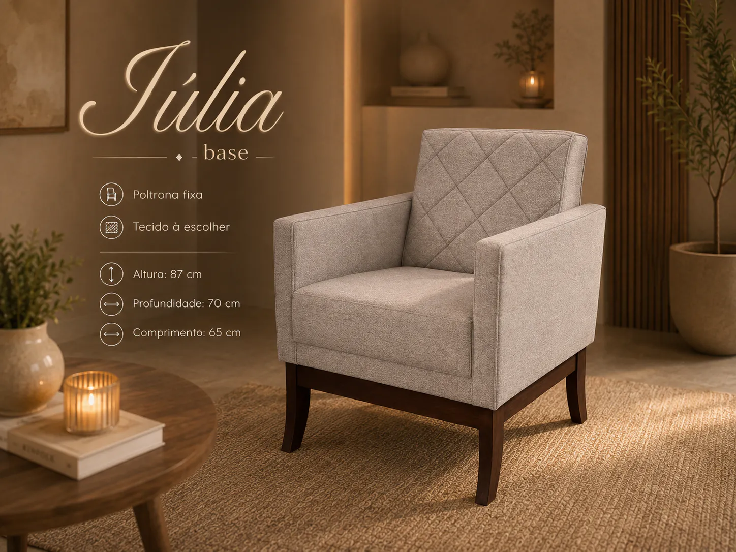 Poltrona Júlia Base