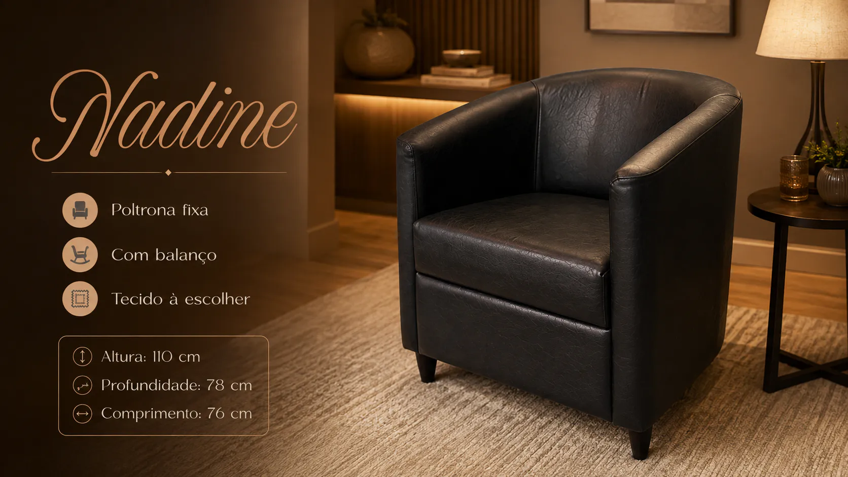 Poltrona Nadine